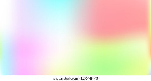 Pastel mesh modern background. Smooth foil blurred futuristic template. Bright hipster style backdrop. Softly delimited segments, sectors for info. Blank spectrum gradient printed products, covers.