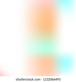 Pastel mesh modern background. Smooth foil blurred futuristic template. Bright hipster style backdrop. Softly delimited segments, sectors for info. Blank spectrum gradient printed products, covers.