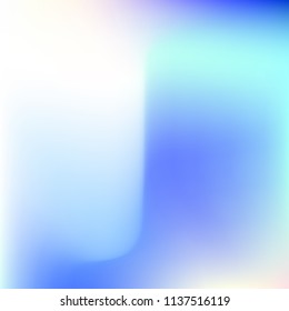 Pastel mesh modern background. Smooth blurred futuristic template. Bright hipster style backdrop. Softly delimited segments, sectors for info. Blank spectrum gradient for printed products, covers.