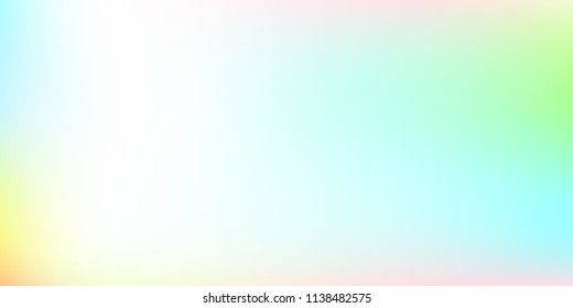 Pastel mesh modern background. Smooth foil blurred futuristic template. Bright hipster style backdrop. Softly delimited segments, sectors for info. Blank spectrum gradient printed products, covers.