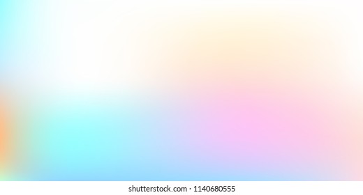 Pastel mesh modern background. Smooth foil blurred futuristic template. Bright hipster style backdrop. Softly delimited segments, sectors for info. Blank spectrum gradient printed products, covers.