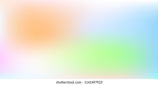 Pastel mesh modern background. Smooth foil blurred futuristic template. Bright hipster style backdrop. Softly delimited segments, sectors for info. Blank spectrum gradient printed products, covers.