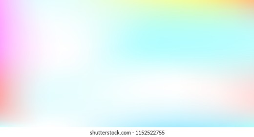Pastel mesh modern background. Smooth foil blurred futuristic template. Bright hipster style backdrop. Softly delimited segments, sectors for info. Blank spectrum gradient printed products, covers.