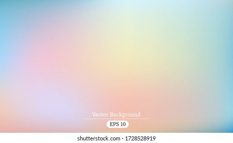 La malla pastel de fondo moderno. Una lámina lisa borrosa plantilla futurista. Luminoso fondo de estilo hipster. Segmentos delimitados suavemente, sectores para información. Productos impresos con gradiente de espectro en blanco, cubiertas.