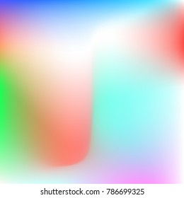 Pastel mesh modern background. Smooth blurred futuristic template. Bright hipster style backdrop. Softly delimited segments, sectors for info. Blank spectrum gradient for printed products, covers.