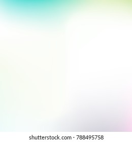 Pastel mesh modern background. Smooth blurred futuristic template. Bright hipster style backdrop. Softly delimited segments, sectors for info. Blank spectrum gradient for printed products, covers.