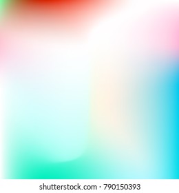 Pastel mesh modern background. Smooth blurred futuristic template. Bright hipster style backdrop. Softly delimited segments, sectors for info. Blank spectrum gradient for printed products, covers.