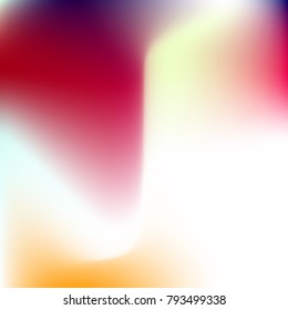Pastel mesh modern background. Smooth blurred futuristic template. Bright hipster style backdrop. Softly delimited segments, sectors for info. Blank spectrum gradient for printed products, covers.