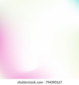 Pastel mesh modern background. Smooth blurred futuristic template. Bright hipster style backdrop. Softly delimited segments, sectors for info. Blank spectrum gradient for printed products, covers.