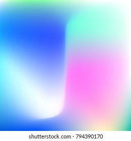 Pastel mesh modern background. Smooth blurred futuristic template. Bright hipster style backdrop. Softly delimited segments, sectors for info. Blank spectrum gradient for printed products, covers.