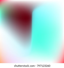 Pastel mesh modern background. Smooth blurred futuristic template. Bright hipster style backdrop. Softly delimited segments, sectors for info. Blank spectrum gradient for printed products, covers.