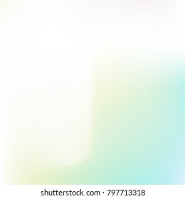 Pastel mesh modern background. Smooth blurred futuristic template. Bright hipster style backdrop. Softly delimited segments, sectors for info. Blank spectrum gradient for printed products, covers.