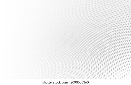 Pastel Minimal Graphic Template Background  Monochrome Tech Abstract Gradient Design  White Retro Geometric Shape Wallpaper  Gray Web Vector Wave Background 
