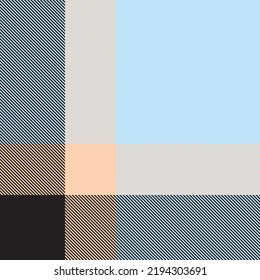 Pastel Minimal Plaid textured  pattern for fashion textiles and graphics
