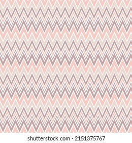 Pastel missoni textile vector seamless repeat pattern.
