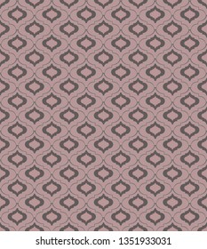 Pastel moroccan mosaic vector, seamless pattern