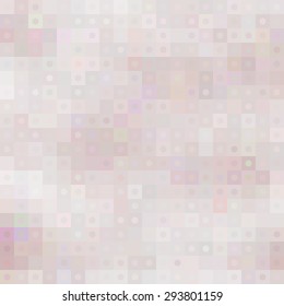 Pastel mosaic background with squares and circles - mosaic pattern