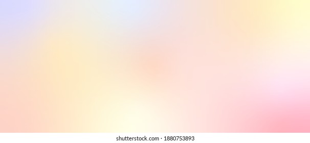 Pastel Multi Color Gradient Vector Background  Simple form   blend color spaces as contemporary background graphic  Tender background  