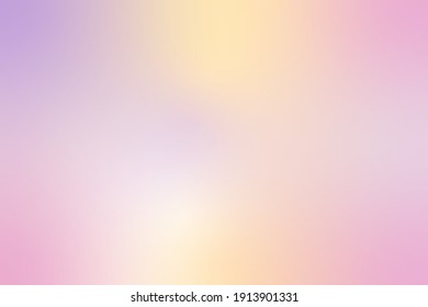 Pastel Multi Color Gradient Vector Background  Simple form   blend color spaces as contemporary background graphic  Tender background 
