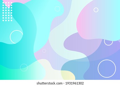 Pastel multicolor Liquid background with line wave pattern vector. Abstract template with abstract shape. Graphic good for wallpaper, invitation, banner and poster