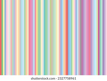 Pastel multicolored pattern stripe, vector illustration.