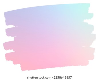 Pastel multiculor forma de pincel de pinza de plantilla pastel fondo abstracto