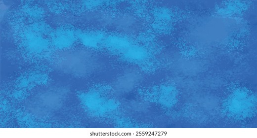 Pastel navy blue smoky wash art abstract watercolor background gradient with space for text or image. Dark blue marine pattern wallpaper. Gouache texture, powder explosion, splashing, brushing stain