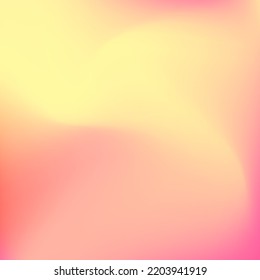 Pastel Neon Flow Pink Warm Swirl Gradient Mesh. Sunset Yellow Orange Peach Blurred Texture. Liquid Color Bright Fluid Vibrant Background. Curve Watercolor Red Sunrise Trendy Gradient Background.