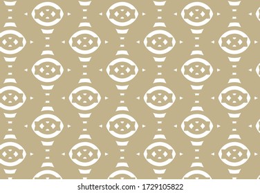 Pastel ogee seamless pattern. Light colors japanese print. Optical geometric ornament. Beige vintage scandinavian background. Ornate vector texture. Ogee florid fabric design.