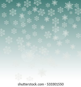 Pastel olive background with snowflakes.Vector illustration.