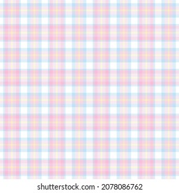 Pastel Ombre Plaid textured seamless pattern suitable for fashion textiles and graphics