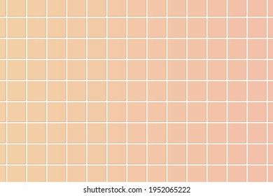pastel orange floor tile. texture illustration vector.