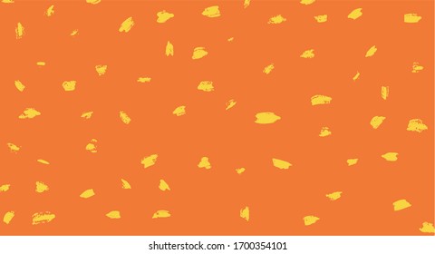 Pastel orange Terrazzo pattern background, vector.