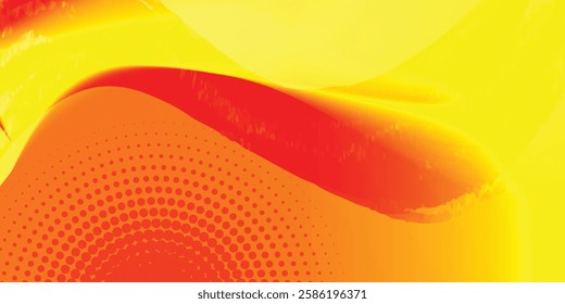 Pastel orange wavy blur texture. Abstract hologram liquid gradient background 3d rendering