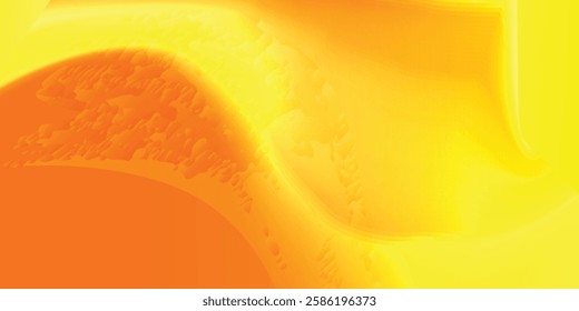 Pastel orange wavy blur texture. Abstract hologram liquid gradient background 3d rendering