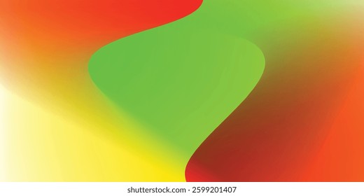 Pastel orange wavy blur texture. Abstract hologram liquid gradient background 3d rendering