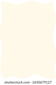 Pastel organic shape frame with soft edges and asymmetrical layout, useful for branding materials, overlay textures, or website cards.