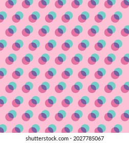 Pastel Overlapping Polka Dots Seamless Pattern Yes, to do background ads.