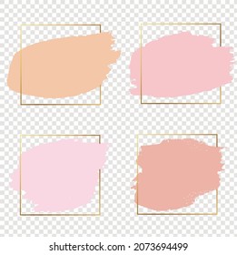 Pintura De Pastel Con Marco Y Fondo Transparente, Ilustración De Vectores