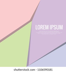 pastel paper abstract background vector template