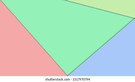 Pastel paper cut vector background. Abstract illustration wallpaper texture for template website, banner social media business advertising. minimal style. 