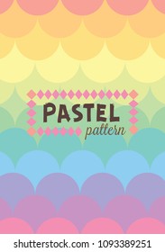 Pastel pattern colorfull