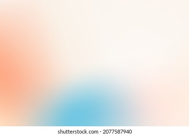 Pastel peach color background. Modern blurry gradient backdrop in soft natural colors. Template, banner, wallpaper, presentation design. Vector abstract art.	