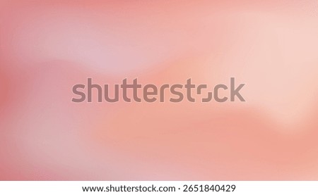 Pastel peach pink vector background. Delicate colors of blooming sakura. Banner with place for text