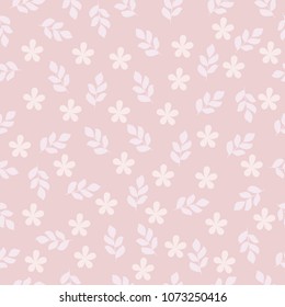 pastel petal spring seamless pattern