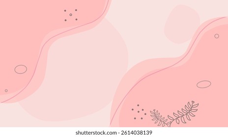 Pastel Pink Abstract Background Soft, Elegant Design for Presentations and Social Media