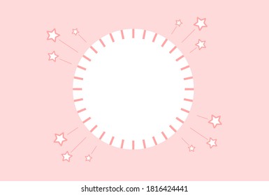 Pastel pink Abstract texture background vector illustration with star shaped gritter.  Design for a Shop, Web banners, Advertisement of SALE, Greeting card.