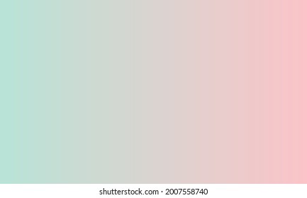 Pastel Pink aqua Peach background. gradient backdrop. Vector illustration. concept for graphic design, poster and banner