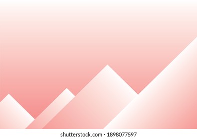 Pastel pink background for display of content design, banner for advertise product on website, books cover, vector