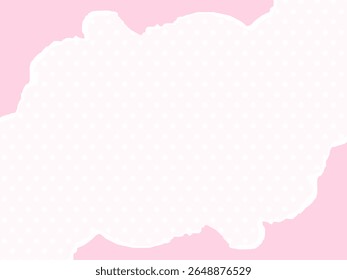 fundo rosa pastel com uma forma de nuvem rosa macia e mais escura no centro. Ideal para temas femininos, convites românticos, conteúdo de bebê, ou mensagens sinceras, oferece uma estética quente e afetuosa